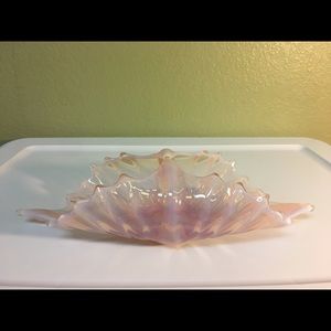 Vintage Fostoria Heirloom Pink Basket